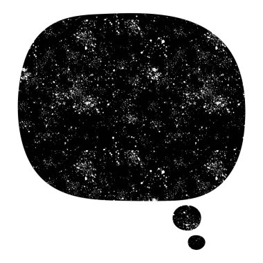 grunge rustic chat kabarcık vektör çizimi