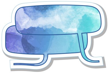 suluboya sohbet balonu etiketi