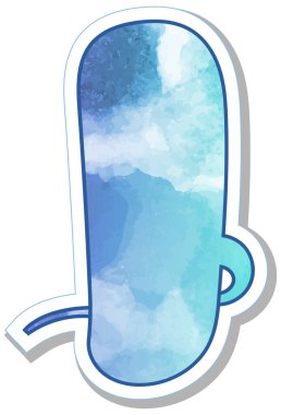 suluboya sohbet balonu etiketi