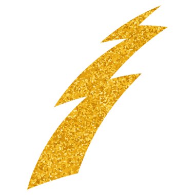 Yapıştırma biçiminde el çizimi gök gürültüsü karalaması