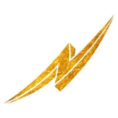 Yapıştırma biçiminde el çizimi gök gürültüsü karalaması