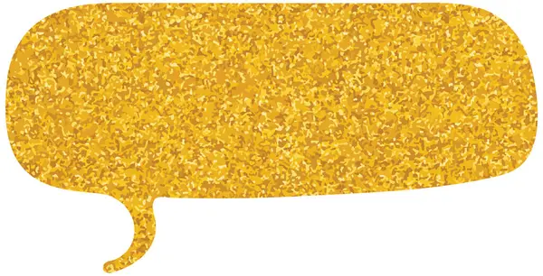 parıldayan altın folyo sohbet balonu