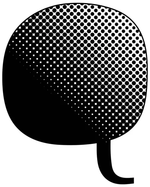 siyah yarım ton gradyan sohbet balonu