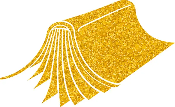 Altın renkli el çizimi kitap karalaması