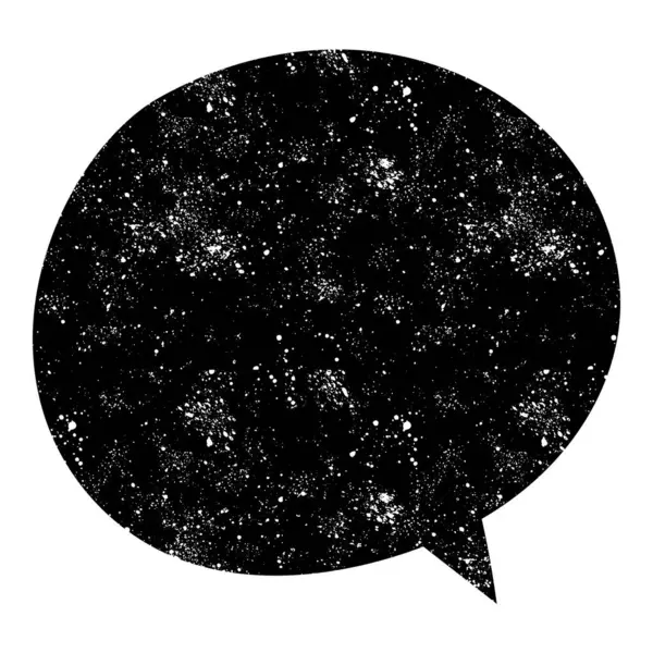 grunge rustic chat kabarcık vektör çizimi