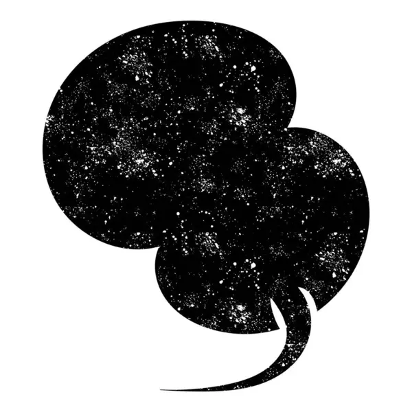 grunge rustic chat kabarcık vektör çizimi