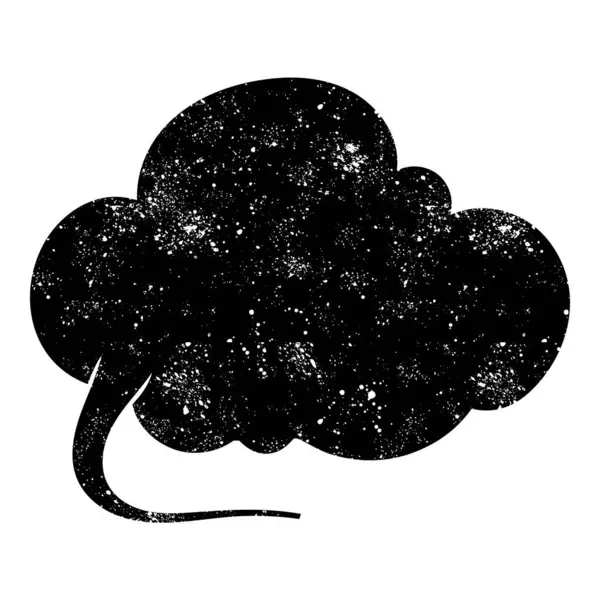 grunge rustic chat kabarcık vektör çizimi