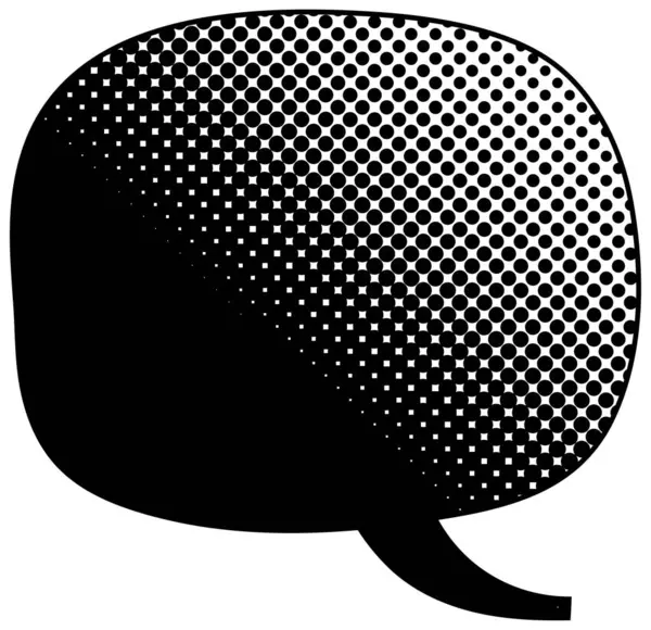 siyah yarım ton gradyan sohbet balonu