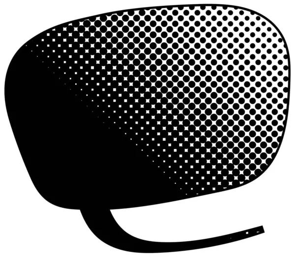 siyah yarım ton gradyan sohbet balonu