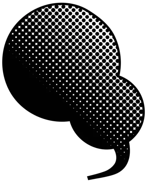 siyah yarım ton gradyan sohbet balonu