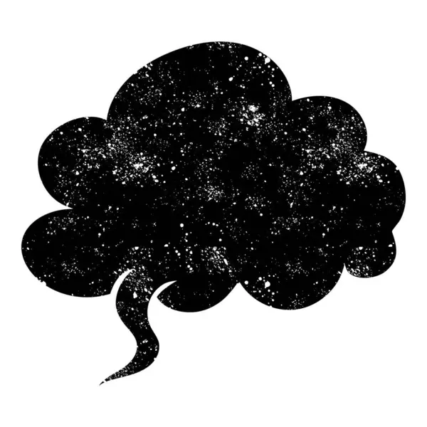 grunge rustic chat kabarcık vektör çizimi