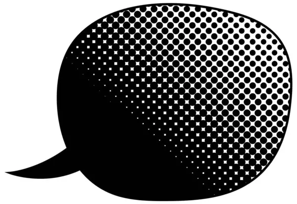 siyah yarım ton gradyan sohbet balonu