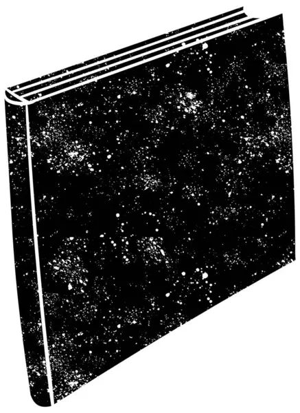 Kırsal grunge siyah beyaz kitap karalaması