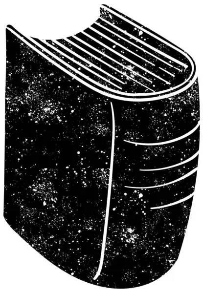 Kırsal grunge siyah beyaz kitap karalaması