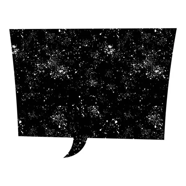 grunge rustic chat kabarcık vektör çizimi