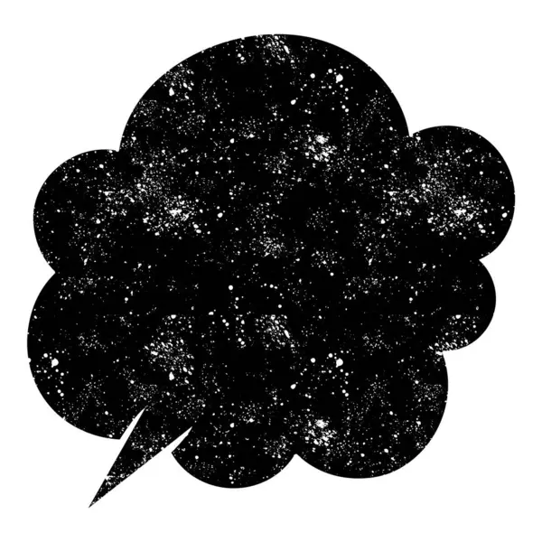 grunge rustic chat kabarcık vektör çizimi