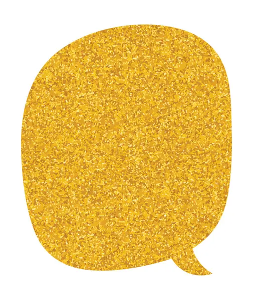 parıldayan altın folyo sohbet balonu