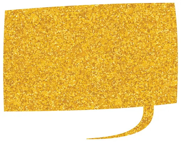 parıldayan altın folyo sohbet balonu