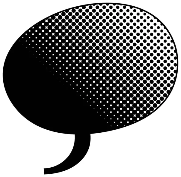 siyah yarım ton gradyan sohbet balonu