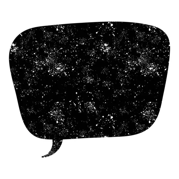 grunge rustic chat kabarcık vektör çizimi