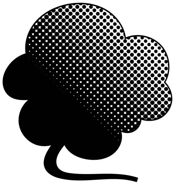 siyah yarım ton gradyan sohbet balonu