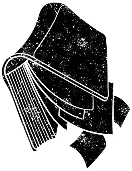 Kırsal grunge siyah beyaz kitap karalaması