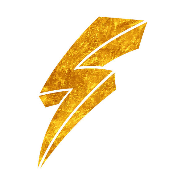 Ручной гром каракули в стиле стикера