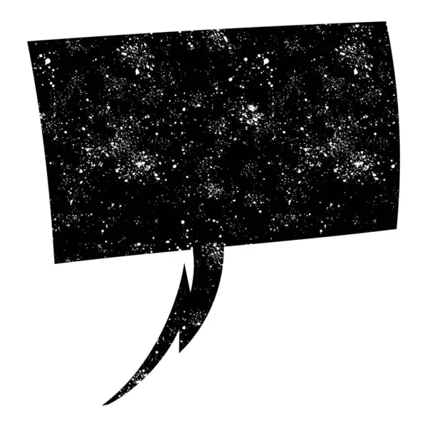 grunge rustic chat kabarcık vektör çizimi