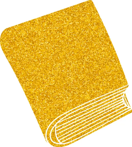 Altın renkli el çizimi kitap karalaması