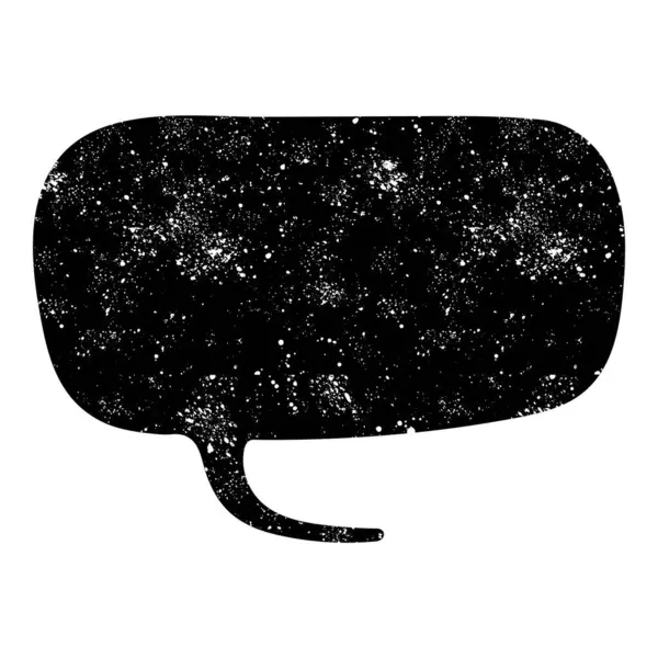 grunge rustic chat kabarcık vektör çizimi