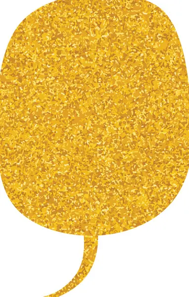 parıldayan altın folyo sohbet balonu