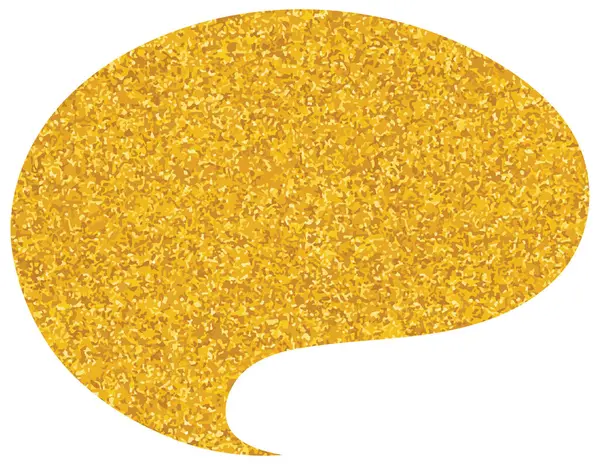 parıldayan altın folyo sohbet balonu