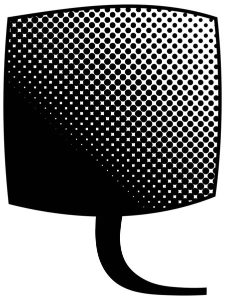 siyah yarım ton gradyan sohbet balonu