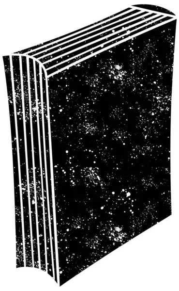 Kırsal grunge siyah beyaz kitap karalaması