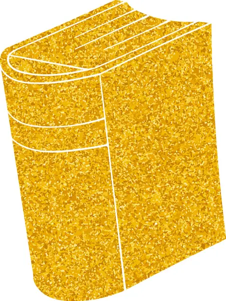 Altın renkli el çizimi kitap karalaması