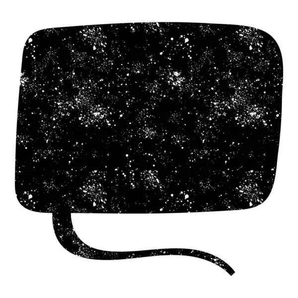 grunge rustic chat kabarcık vektör çizimi