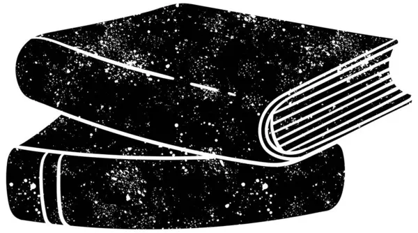 Kırsal grunge siyah beyaz kitap karalaması