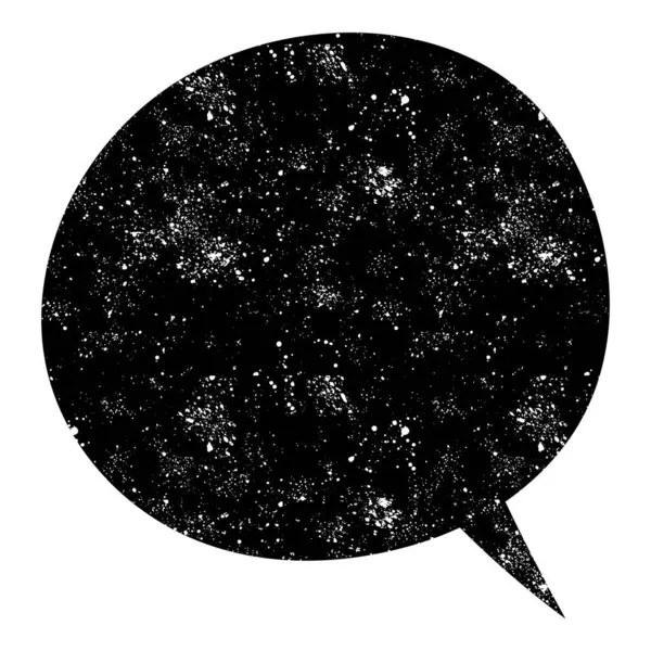 grunge rustic chat kabarcık vektör çizimi