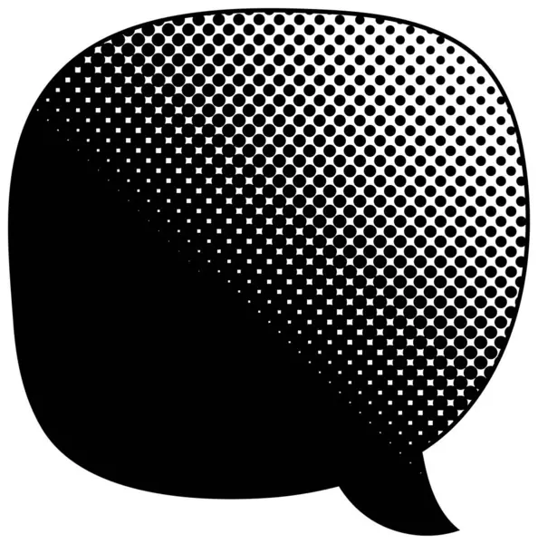 siyah yarım ton gradyan sohbet balonu