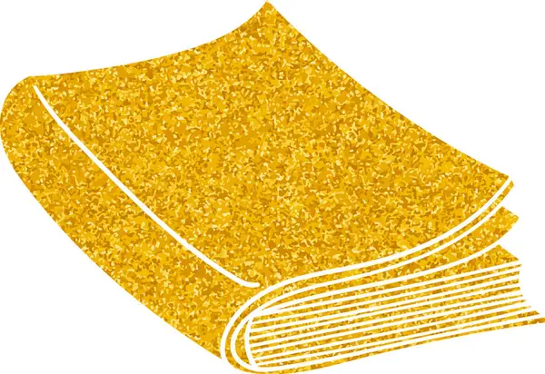 Altın renkli el çizimi kitap karalaması