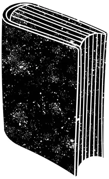 Kırsal grunge siyah beyaz kitap karalaması