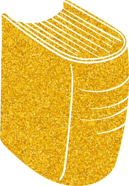 Altın renkli el çizimi kitap karalaması