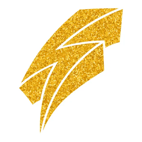 Yapıştırma biçiminde el çizimi gök gürültüsü karalaması