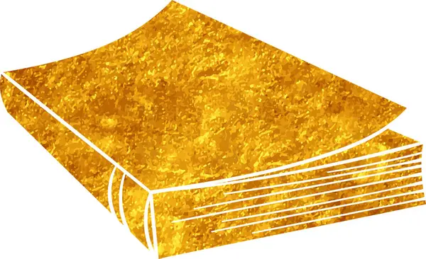 Altın renkli el çizimi kitap karalaması