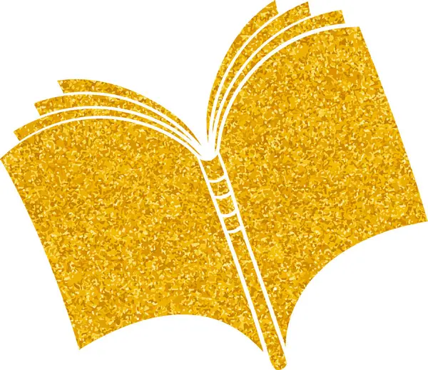 Altın renkli el çizimi kitap karalaması