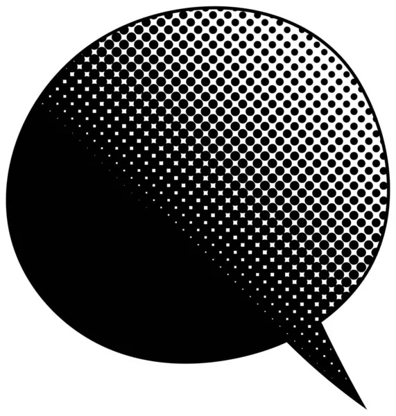 siyah yarım ton gradyan sohbet balonu