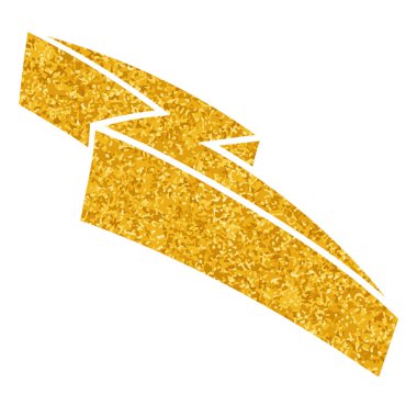 Yapıştırma biçiminde el çizimi gök gürültüsü karalaması