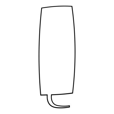 El çizimi sohbet balonu vektör çizimi