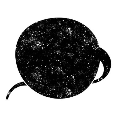 grunge rustic chat kabarcık vektör çizimi