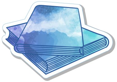 El çizimi suluboya kitap karalaması